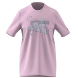 Adidas TNS Cat Tee Pink Women's Athletic T-Shirt Casual Sportswear