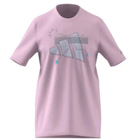 Adidas TNS Cat Tee Pink Women's Athletic T-Shirt Casual Sportswear