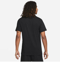 Nike Black Sportswear Hybrid T-Shirt Men's Short Sleeve Athletic Wear