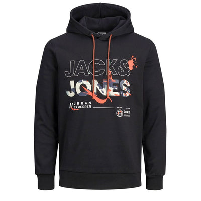 JACK & JONES  Regular Fit Men's Casual Pullover Hoodie
