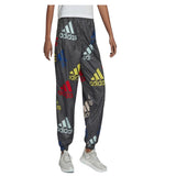 Adidas AOP Multi Color Logo Grey MEN'S & Women's Athletic Workout Pants