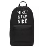 Nike Triple Word Logo Backpack Black Stylish and Durable School Bag Gym Travel