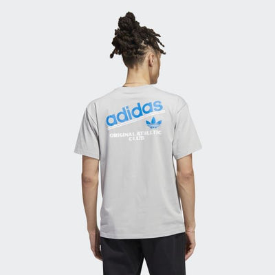 Adidas OG Athl Club Tee Grey - Classic Athletic Crewneck Shirt