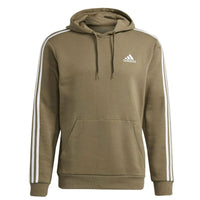 Adidas 3 Stripe Fleece OH Hoodie - Green, Stylish, Cozy hoodie