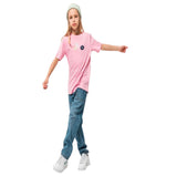 Adidas Kids Flower Print Tee Pink Short Sleeve Shirt