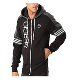 Sergio Tacchini Men's Darwin Sweater Black/Ebony Crewneck Jumper