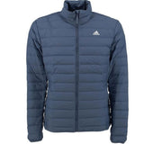 Adidas Mens Jacket Varilite Tech Ink Jacket Long Sleeve Full Zip Jacket Blue