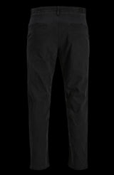 jack & jones men's jpstace jjharlow chino black trousers