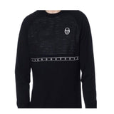 Sergio Tacchini Men's Sweater Black Classic Crewneck