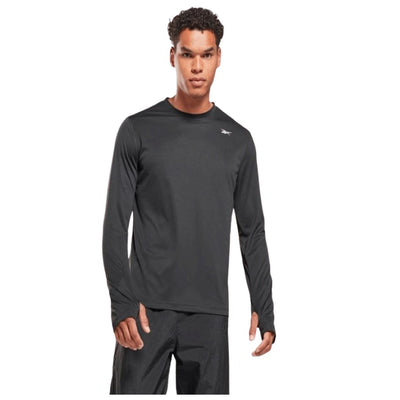 Adidas Train LS Tech T Black Long Sleeve Athletic Shirt