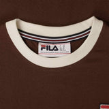 FILA Marconi Tee Brown/Orange Men's Retro T-Shirt