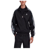 ADIDAS Originals Black Track Top Jacket Men’s Athletic Wear Slim Fit Retro Style