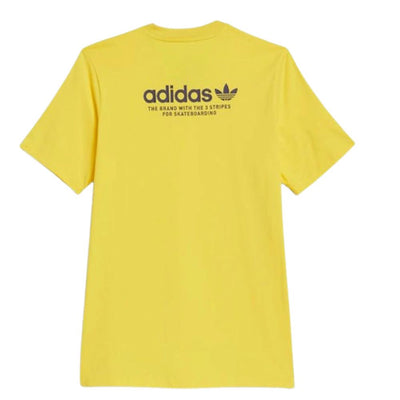 Adidas Classic Casual Tee Yellow Men's T- Shirt