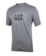 NIKE AIR MAX T-Shirt for Men's  Grey Casual Classic Air T shirt