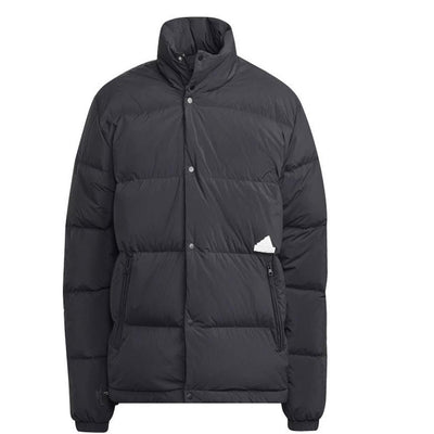 Adidas Men's Black Puff Jacket New Quilted Winter Coat, Warm Outerwear