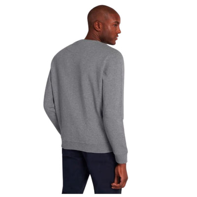 LYLE & SCOTT Crew Sweatshirt Mid Grey Marl Men's Casual Pullover Jumper