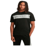 NICCE MERCURY STRIPE TEE BLACK/GREY – Stylish Men's Casual T-Shirt