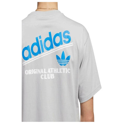 Adidas OG Athl Club Tee Grey - Classic Athletic Crewneck Shirt