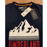 Timberland Men's Graphic Print T-Shirt Landscape Style