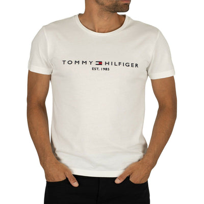 TOMMY HILFIGER CORE LOGO TEE SNOW WHITE