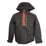 Superdry Coat Ultimate Windcheater Jacket Mens Hoodie Jacket Black