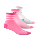 Adidas Kids Socks 3 Packs Girls Socks Casual White/Pink Socks 70% Cotton Socks