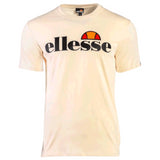 Ellesse Beige T-Shirt Regular Fit Men's Casual Short Sleeve Top