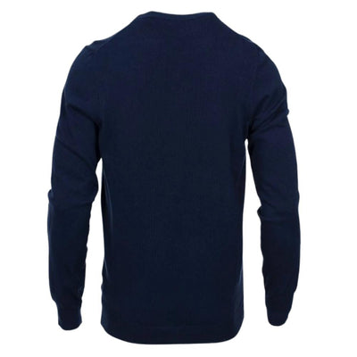 LYLE & SCOTT Crew Jumper Navy Men's Casual Knit Sweater Pullover