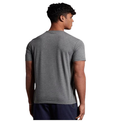 Lyle & Scott Men's plain tee Crew Neck L Grey Marl t-shirt