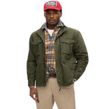 Superdry Rookie Military Jacket Khaki Men's Casual Lightweight Coat