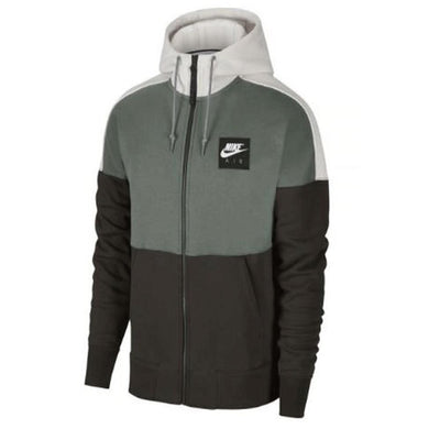 NIKE Air FZ Hood Suit Green/Cream/Olive Men’s Tracksuit Full Zip Hoodie and Joggers