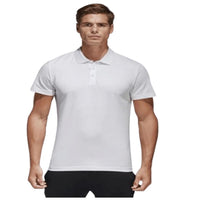 Adidas Men's  Polo White Shirt -Short Sleeve Sportswear