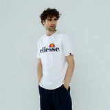 Ellesse Sl Prado Tee White - Men's Classic Logo T-Shirt