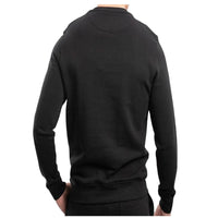 LYLE & SCOTT Crew Sweatshirt Black Men's Casual Pullover Jumper Classic Fit