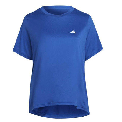 Adidas Women's Minimal Tee Royal Blue Casual T-Shirt Short Sleeve