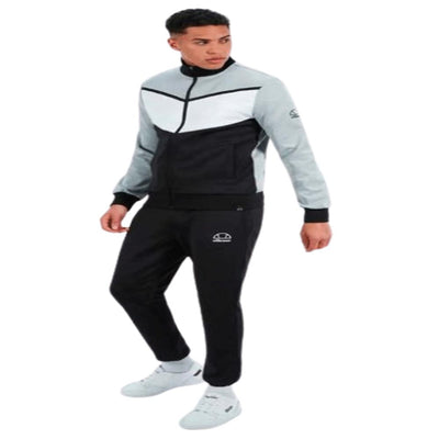 Ellesse Forma Tracktop Grey Marl Men's Casual Zip-Up Jacket Sportswear Top