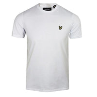 Lyle & Scott Men's Plain Polo White Short Sleeve slim fit top