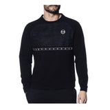 Sergio Tacchini Men's Sweater Black Classic Crewneck