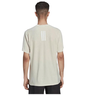 Adidas D4T Tee Beige Short Sleeve Training Shirt