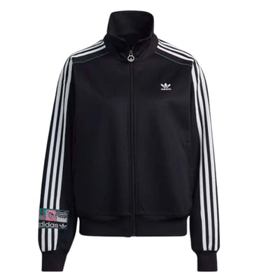 ADIDAS Originals Black Track Top Jacket Men’s Athletic Wear Slim Fit Retro Style