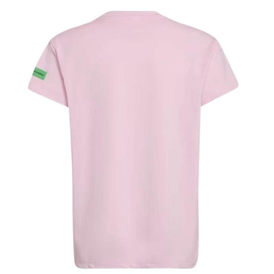 Adidas Youth AR MMK Tee Pink Kids Athletic T-Shirt Casual Short Sleeve