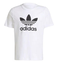 Adidas mens t-shirt white trefoil logo tee short sleeve