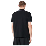 Fred Perry Men's Twin Tipped Polo Black/White Iconic Casual Shirt