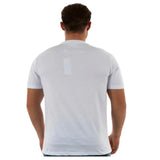 Sergio Tacchini mens tee white/navy casual crew neck t-shirt