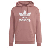 Adidas Hoodie Originals Mens Pale Burgundy Gym Hoodie Sports Pullover