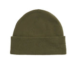 Fred Perry Green Merino Wool Beanie Stylish Men's Hat Wool Beanie