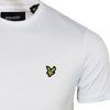 Lyle & Scott Men's Plain Polo White Short Sleeve slim fit top