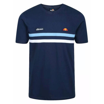 Ellesse Banlo Tee Navy Men's T-Shirt Casual Crew Neck Short Sleeve Top