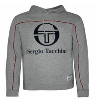 Sergio Tacchini Men's Ground Hoody Grey/Navy Athletic Hoodie Jacket