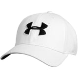 UNDER ARMOUR MENS BLITZRING 3.0 BASEBALL CAP ADJUSTABLE CLASSIC UA WHITE